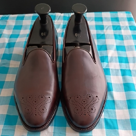 Elegant Brown Leather Men's Shoes